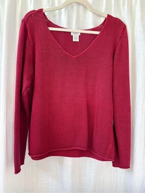 Eileen Fisher Cotton Knit Sweater